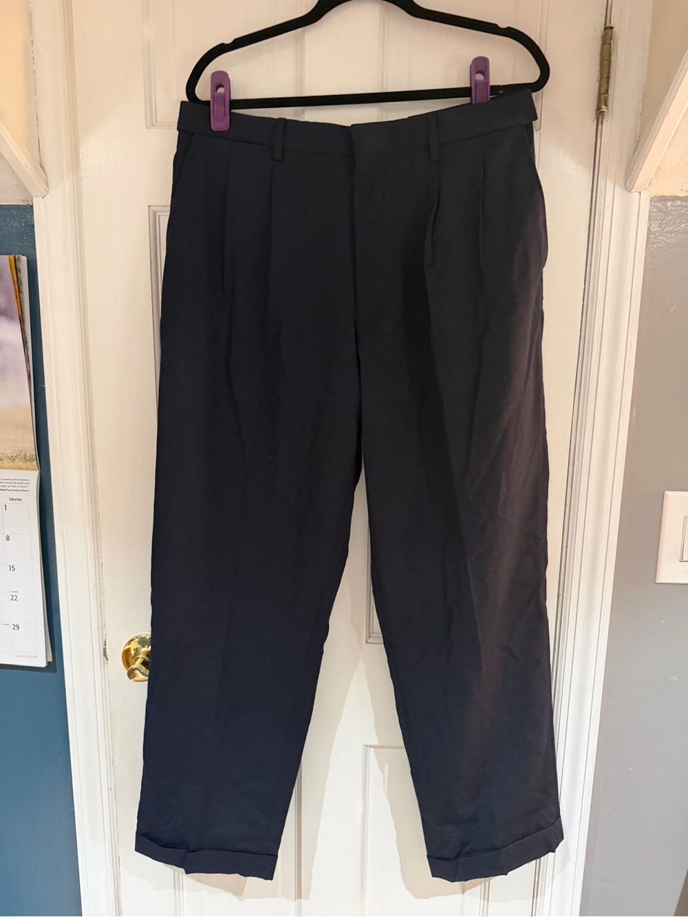 Lands’ End Men’s Trousers/Navy/sz 36